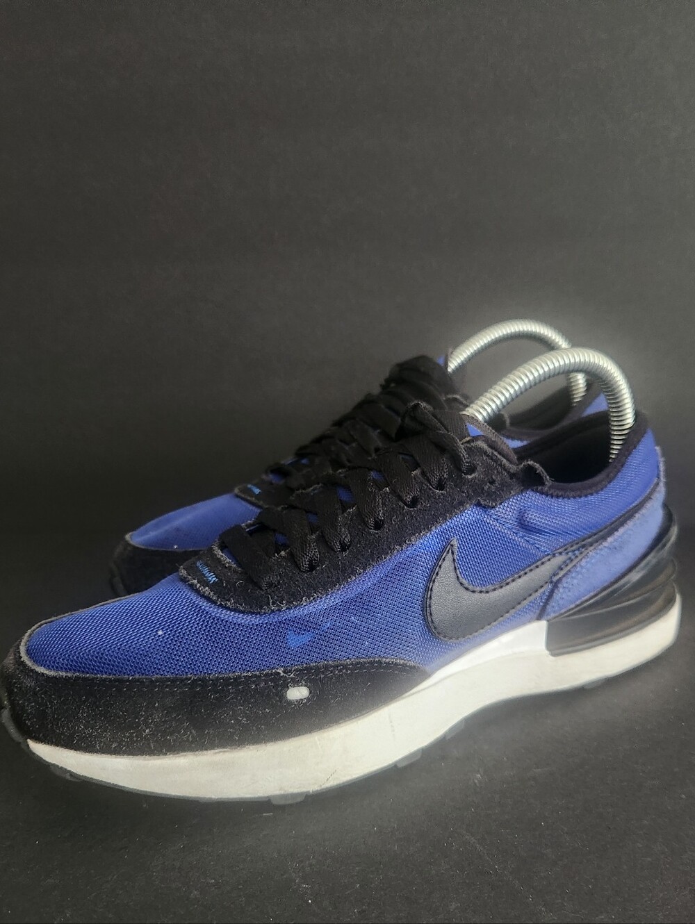 Nike Waffle One Youth GS Racer Blue Black Size 5.5Y (Womens Size 7)